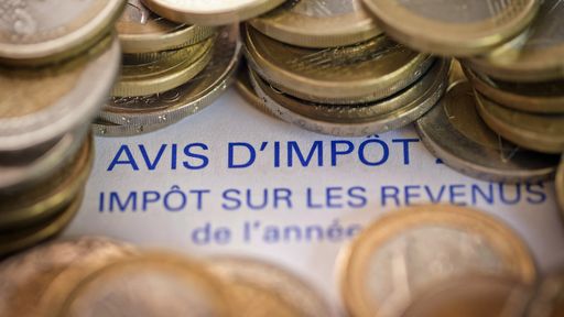 IMPÔTS ARGENT DÉCLARATION DE REVENUS ILLUS